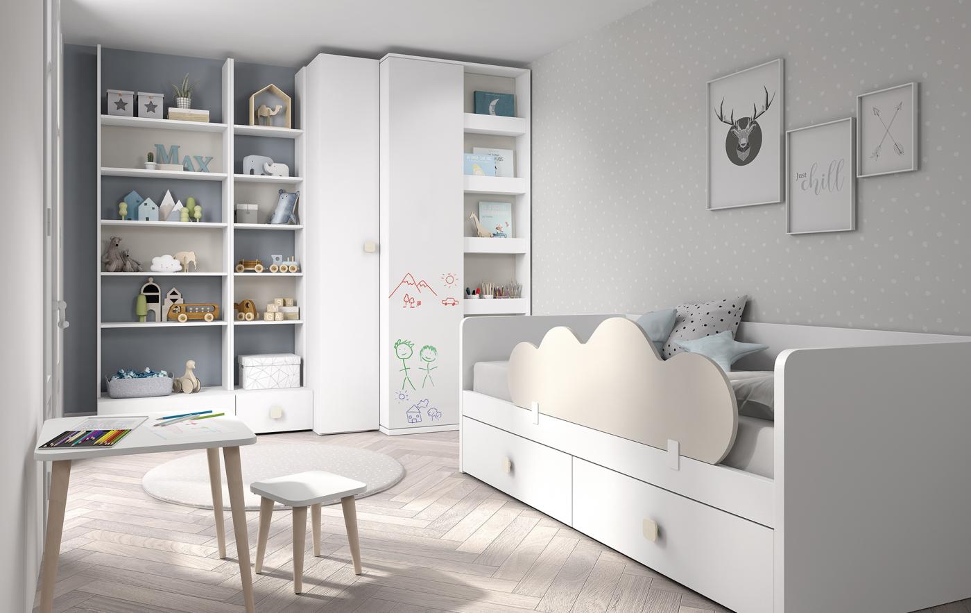 Habitación Infantil con cama - Muebles Passe Avant